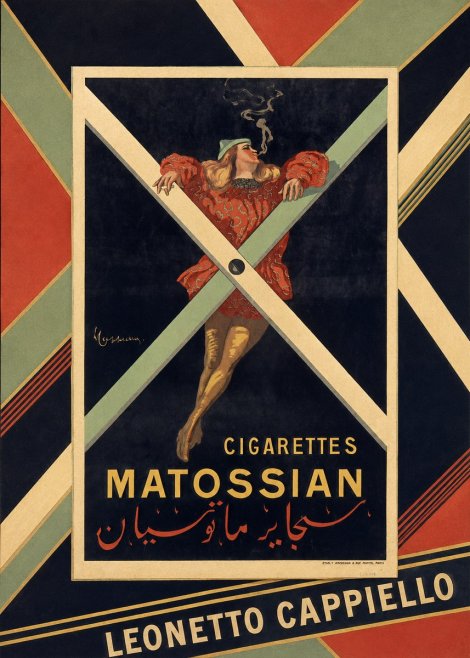 Leonetto Cappiello Cigarettes Matossian No3 - Poszter