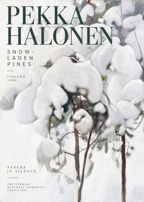 Pekka Halonen Snow-laden Pines No2 - Poszter