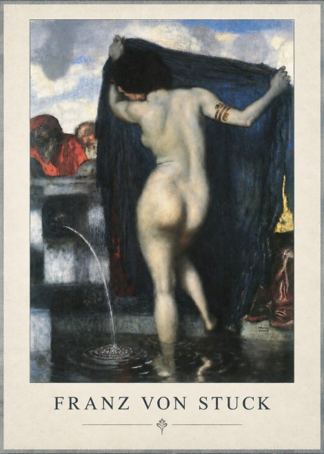 Franz von Stuck Susanna and the Elders No4 - Poszter