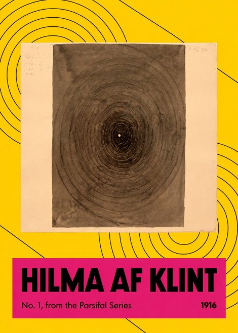 Hilma af Klint No. 1, from the Parsifal Series No4 - Poszter