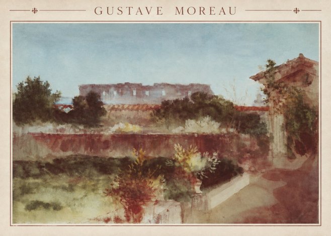 Gustave Moreau Rome No2 - Poszter