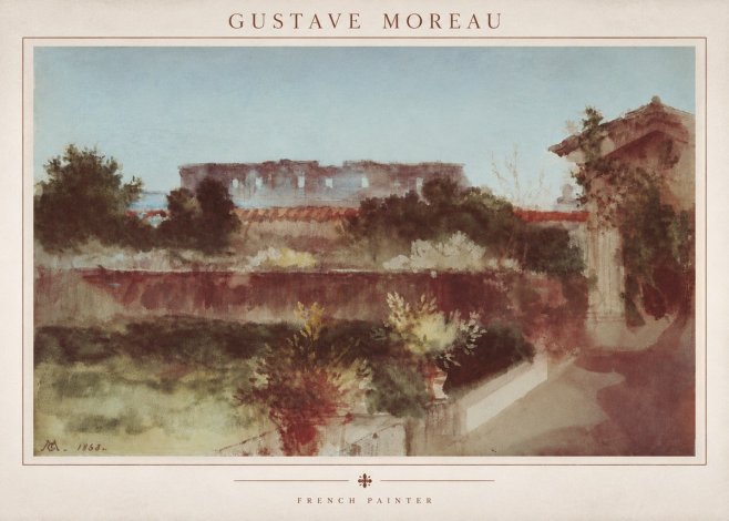 Gustave Moreau Rome No3 - Poszter