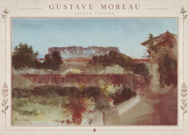 Gustave Moreau Rome No5 - Poszter