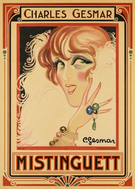 Charles Gesmar Mistinguett No1 - Poszter