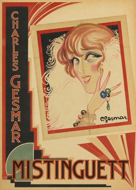 Charles Gesmar Mistinguett No2 - Poszter