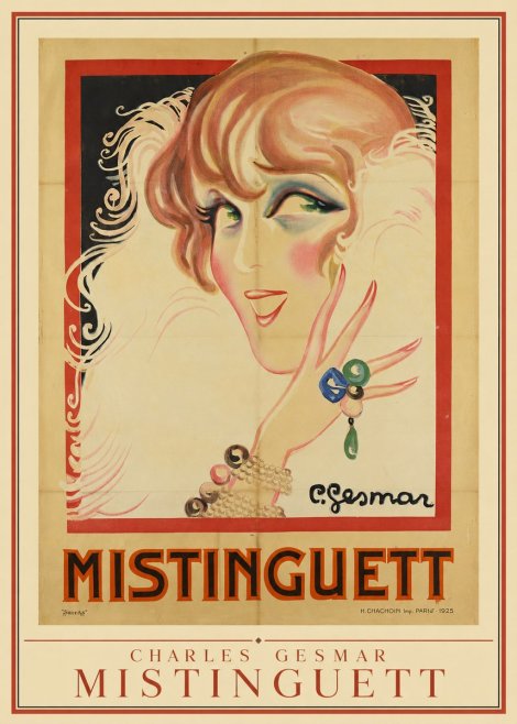 Charles Gesmar Mistinguett No4 - Poszter
