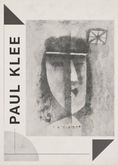 Paul Klee Head of a Man No2 - Poszter