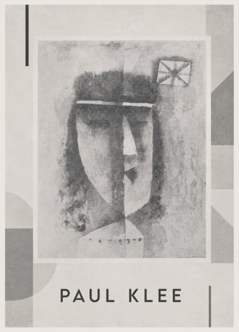 Paul Klee Head of a Man No4 - Poszter