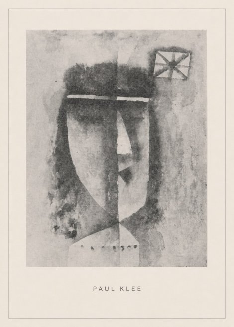 Paul Klee Head of a Man No5 - Poszter