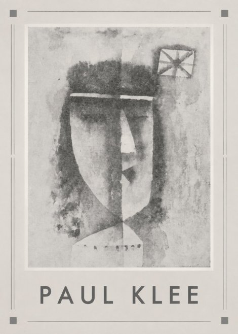 Paul Klee Head of a Man No6 - Poszter