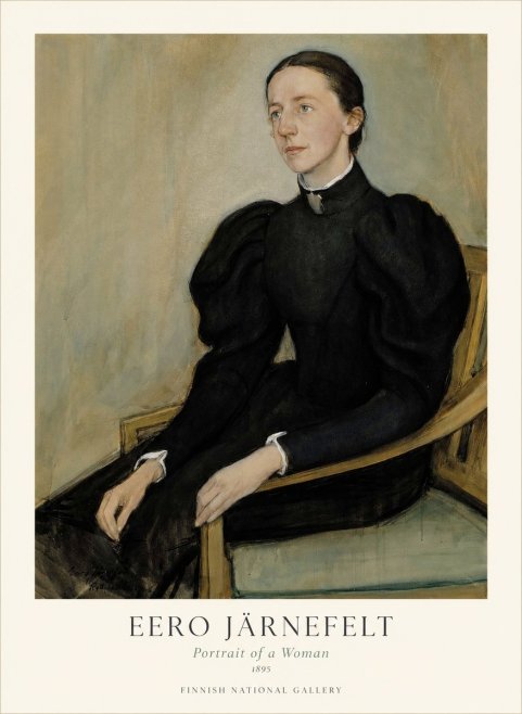 Eero Järnefelt Portrait of a Woman No1 - Poszter