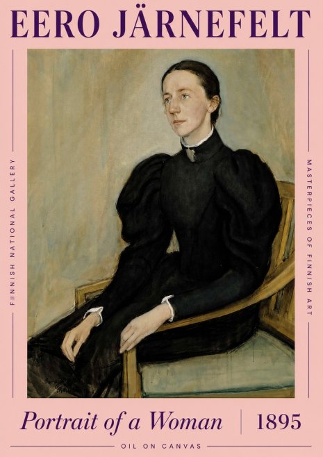 Eero Järnefelt Portrait of a Woman No3 - Poszter