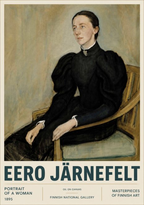 Eero Järnefelt Portrait of a Woman No4 - Poszter