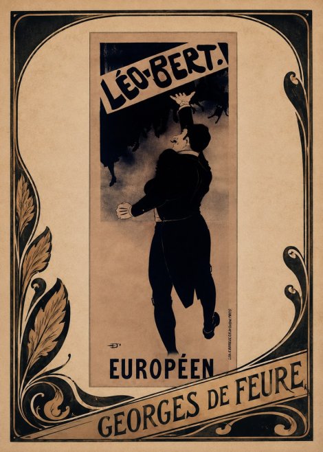 Georges de Feure Léo-bert. Européen No1 - Poszter