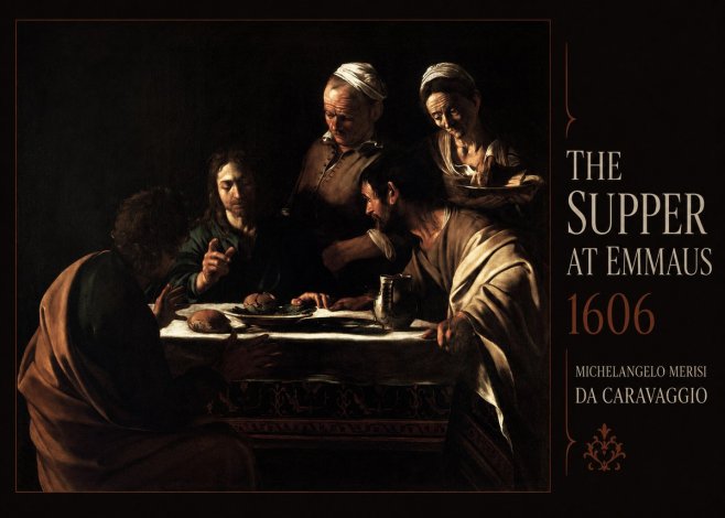 Michelangelo Merisi da Caravaggio The Supper at Emmaus II No5 - Poszter