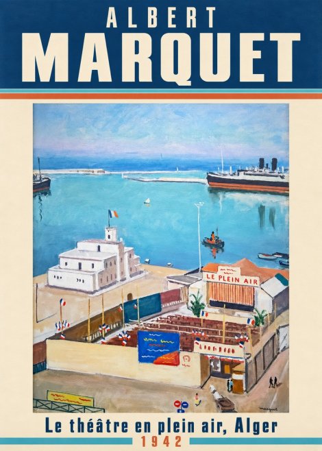 Albert Marquet Le Théâtre En Plein Air, Alger No2 - Poszter
