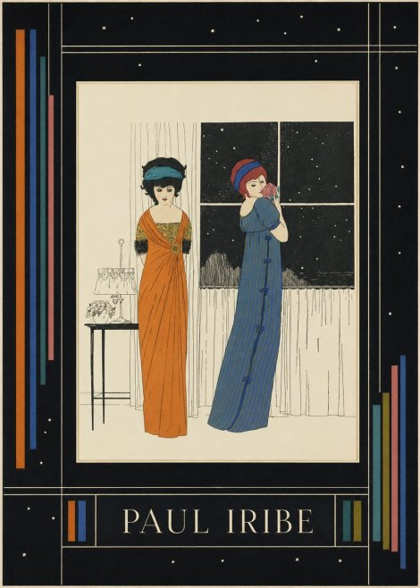 Paul Iribe Evening Elegance No4 - Poszter