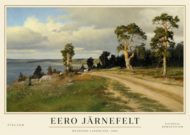 Eero Järnefelt Roadside Landscape, 1884 No1 - Poszter