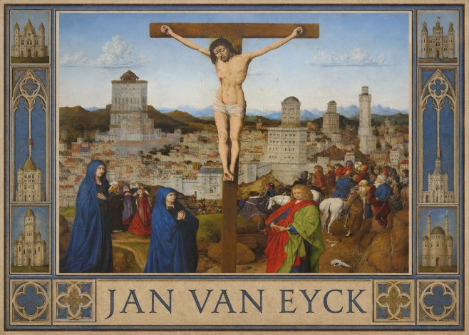 Jan van Eyck The Crucifixion No2 - Poszter