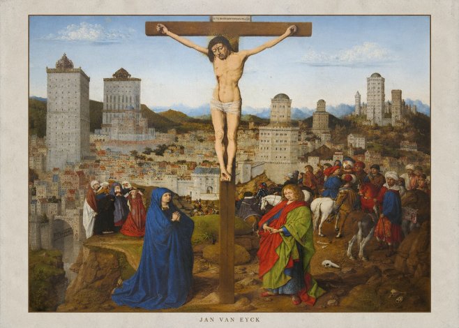 Jan van Eyck The Crucifixion No4 - Poszter