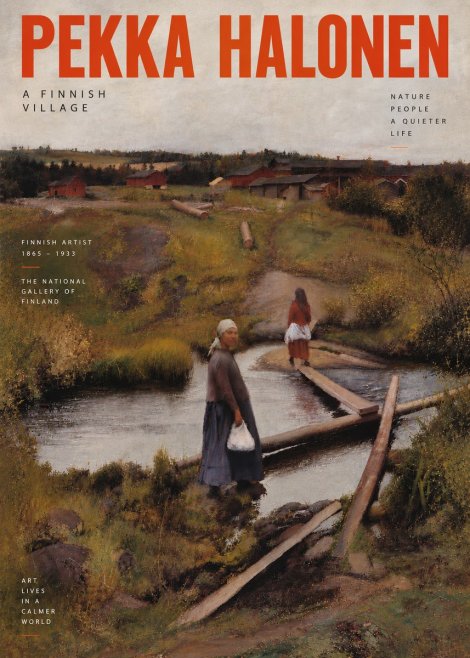 Pekka Halonen A Finnish Village No5 - Poszter