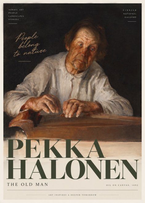 Pekka Halonen The Old Man No3 - Poszter