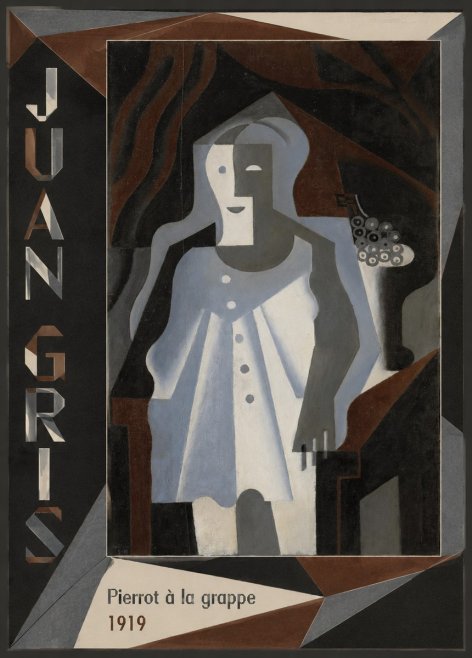 Juan Gris Pierrot À La Grappe No2 - Poszter