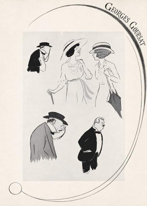 Georges Goursat Character Studies No6 - Poszter