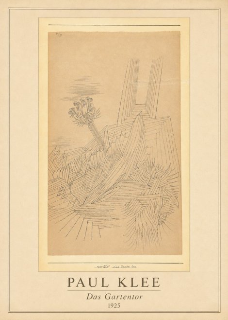 Paul Klee Das Gartentor II No1 - Poszter