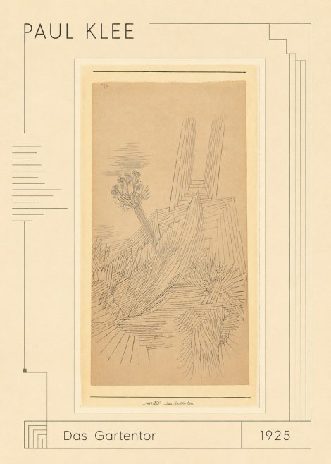 Paul Klee Das Gartentor II No3 - Poszter