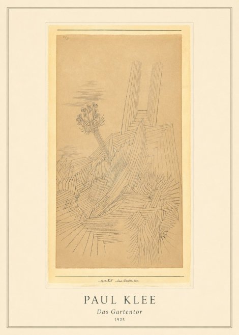 Paul Klee Das Gartentor II No5 - Poszter