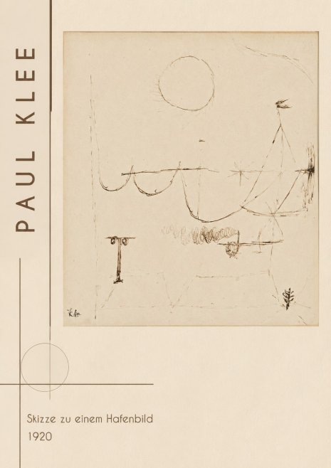 Paul Klee Skizze Zu Einem Hafenbild No2 - Poszter