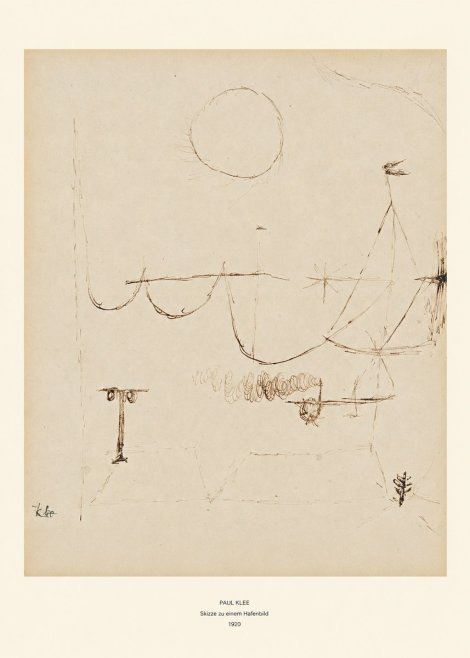 Paul Klee Skizze Zu Einem Hafenbild No6 - Poszter