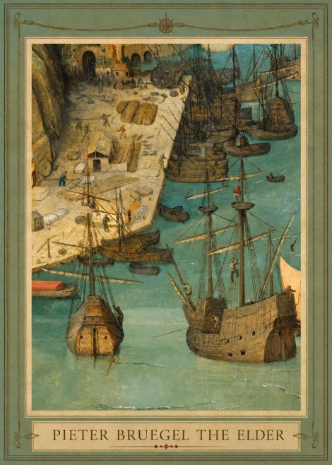 Pieter Bruegel A Port Scene No1 - Poszter