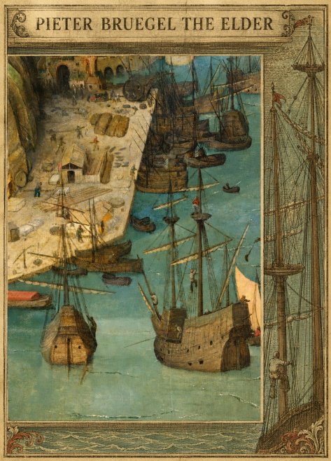 Pieter Bruegel A Port Scene No5 - Poszter