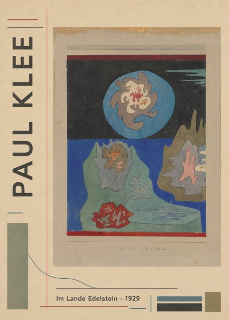 Paul Klee Im Lande Edelstein No2 - Poszter