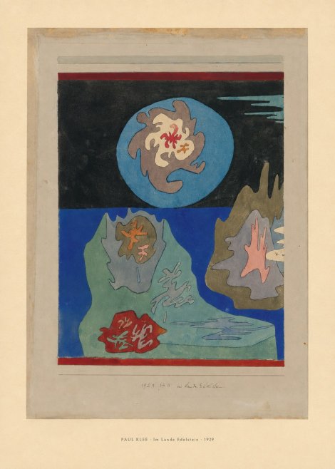 Paul Klee Im Lande Edelstein No6 - Poszter