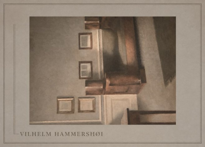 Vilhelm Hammershøi Interior II No1 - Poszter