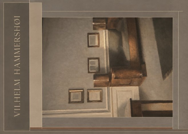 Vilhelm Hammershøi Interior II No4 - Poszter