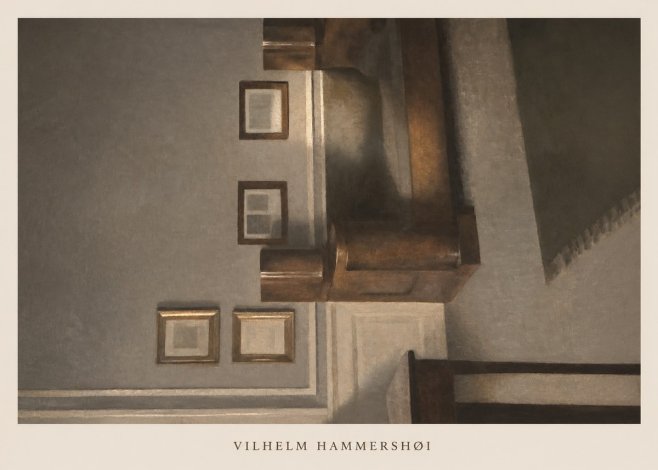 Vilhelm Hammershøi Interior II No6 - Poszter