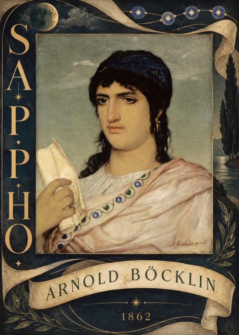 Arnold Böcklin Sappho No6 - Poszter