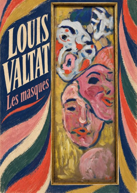 Louis Valtat Les Masques No6 - Poszter