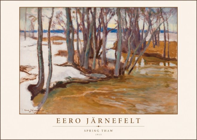 Eero Järnefelt Spring Thaw No1 - Poszter