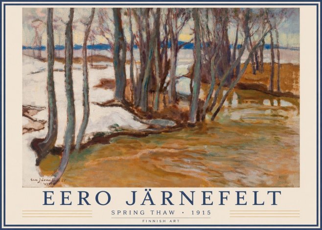 Eero Järnefelt Spring Thaw No3 - Poszter