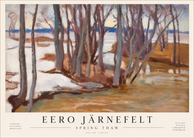 Eero Järnefelt Spring Thaw No4 - Poszter