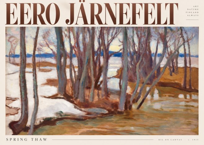 Eero Järnefelt Spring Thaw No5 - Poszter