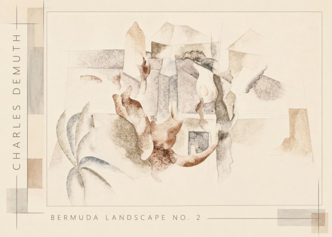 Charles Demuth Bermuda Landscape No. 2 No2 - Poszter