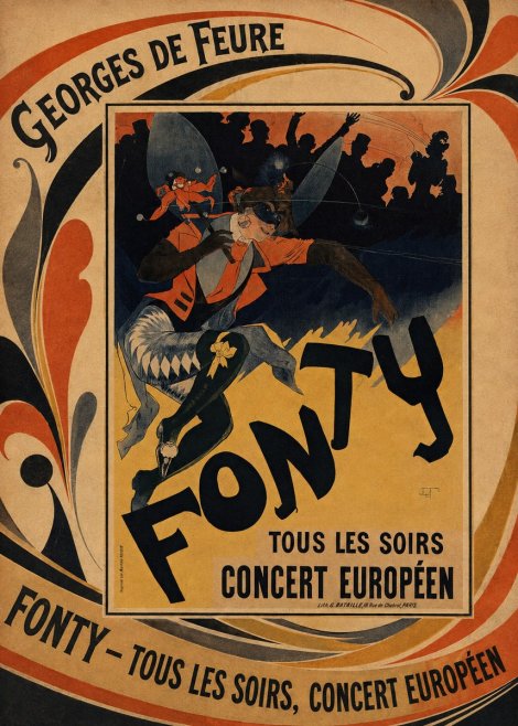 Georges de Feure Fonty III No5 - Poszter