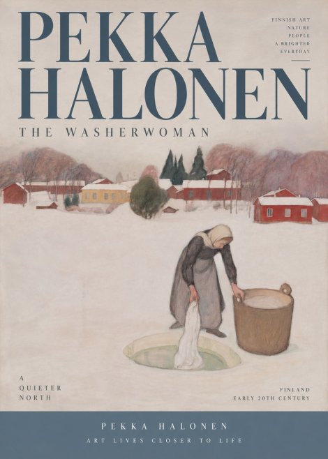 Pekka Halonen The Washerwoman No4 - Poszter