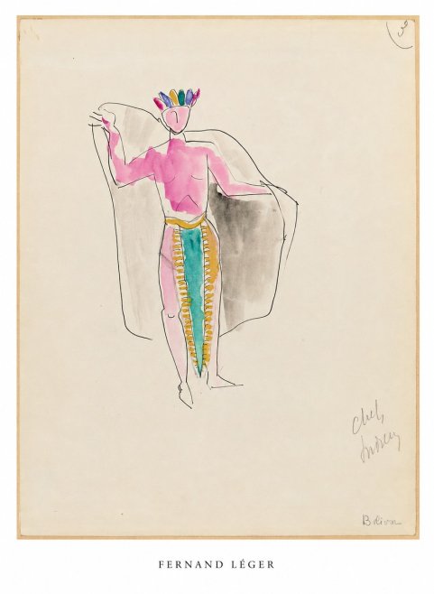 Fernand Léger Cheval, Indien No5 - Poszter